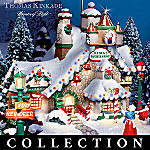 Thomas Kinkade Santa's North Pole Christmas Village Collection